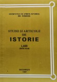 Revista Studii si articole de istorie, seria LXIII, 1997 - 1997 (@G61)