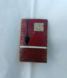 Insigna 1966 &ndash; Consfatuirea pe Tara a Lucratorilor din Constructii, Romania de la 1950