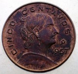B.594 MEXIC 5 CENTAVOS 1957 XF