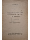 Al. Iordan - Preocuparile lingvistice si gramaticale ale lui V. Alecsandri (Editia: 1940)