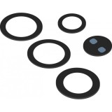 Geam Camera Spate Samsung Galaxy S25 Ultra S938, Laser + Telephoto + Telephoto Periscope + UltraWide + Wide, Negru