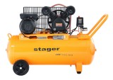 Compresor de aer Stager Air 32C100, 100L, 10 bar, 324 L/min, cu curea