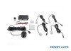 Kit Senzori Parcare Universal Optex, Display LCD, 4 Senzori Spate, Raza 0-2.5m, Gri/Verde/Portocaliu, Garantie 24 Luni