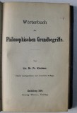 WORTREBUCH DER PHILOSOPHISCHEN GRUNDBEGRIFFE VON FR. KIRCHNER , 1890
