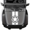 Sticker autoadeziv pentru vehicule Off Road, model &quot;Army Star&quot;, dimensiune 90 x 43 cm, culoare Alba FAVLine Selection, Oem