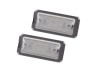 Set 2 buc lampa numar spate ABARTH 595/695, 07.2015-07.2024; FIAT 500 (312), 03.2007-08.2015; 500, 07.2015-, partea stanga, LED; TUNING,