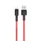 XO cablu USB-A la Type-C, 1m, 5A, rosu (model NB-Q166)