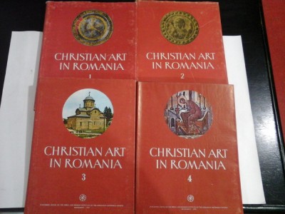 CHRISTIAN ART IN ROMANIA - I.BARNEA - 4 volume ( Arta crestina in Romania) foto