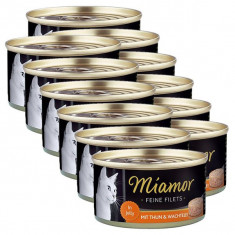 Conservă Miamor File de ton și ouă de prepeliță 12 x 100 g
