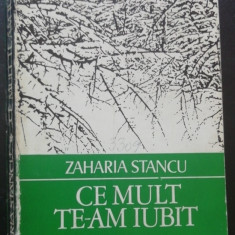 myh 546s - ZAHARIA STASNCU - CE MULT TE-AM IUBIT - ED 1972