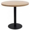 VidaXL Masă de bistro, maro deschis, 80 cm, MDF 286424