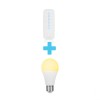 Bec Smartwares E27, 7W, 555lm, Telecomanda Inclusa, Dimabil, Alb Variabil, Smart Home PRO