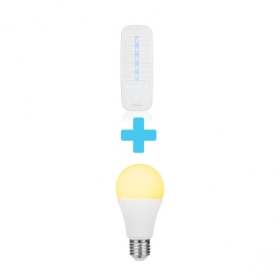 Bec smart cu telecomanda, E27, 7W, 555lm, Smartwares foto