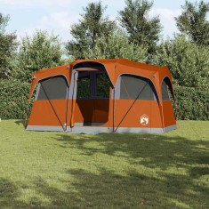 vidaXL Corturi Gri și portocaliu 435 x 255 x 216 cm Poliester