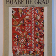 REVISTA DE CULTURA BOABE DE GRAU , ANUL I NR. 8 OCTOMBRIE 1930