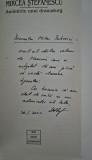 Carte cu autograf Mircea Stefanescu Amintirile unui dramaturg