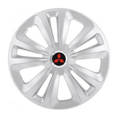 Set 4 Capace Roti Terra Gri R14, pentru Mitsubishi foto
