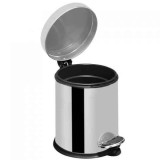 Cos de gunoi inox cu capac si pedala, 12L, design compact si modern