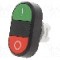 Intrerupator dublu, 22mm, seria MPD, IP66, ABB - 1SFA611131R1106