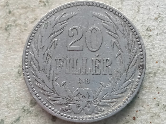 UNGARIA-20 FILLER 1893