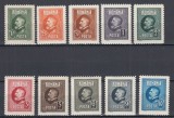 ROMANIA 1926 LP 74 REGELE FERDINAND ANIVERSAREA A 60 ANI SERIE MNH