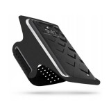 Husa alergare pentru telefon 7 cu velcro Techsuit TH10, negru