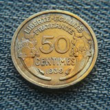 2h - 50 Centimes 1939 Franta, Europa