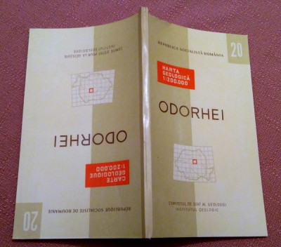 Odorhei. Nota explicativa Institutul Geologic, 1968 - Nu contine harta geologica foto