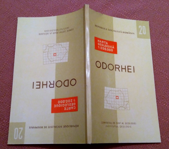 Odorhei. Nota explicativa Institutul Geologic, 1968 - Nu contine harta geologica