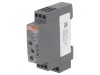 Timer 0,05s-100h SPDT 12-240V pentru șină DIN