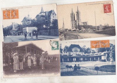bnk cp Franta - lot 50 cp vechi interbelice - circulate/necirculate/uzate foto