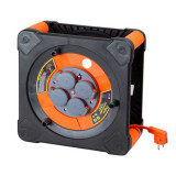 Derulator caseta 4 prize 30m 3X2.5 IP44, Emfanorm