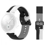 Curea silicon, compatibila Samsung Galaxy Watch7 40mm, telescoape Quick Release, BGW Trio