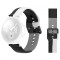 Curea silicon, compatibila Samsung Galaxy Watch7 40mm, telescoape Quick Release, BGW Trio