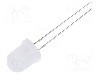 Dioda LED, 8mm, albastru, 2180...3000mcd, 20mA, 2,8...3,6V, OPTOSUPPLY - OSB56A8132A