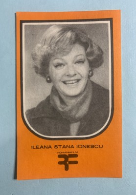 Calendar 1981 Ileana Stana Ionescu romaniafilm foto