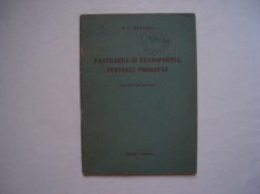 Pastrarea si transportul pestelui proaspat - A.P. Macasev