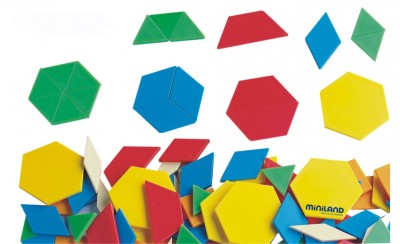 Forme geometrice diverse Miniland 250 buc foto