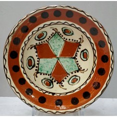 Farfurie din ceramica, Vama, Maramures, Secol XX