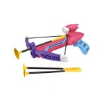 Set arbaleta pentu copii cu 3 sageti Crossbow roz