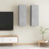 VidaXL Comode TV, 2 buc., gri beton, 30,5x30x90 cm, lemn prelucrat