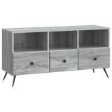 vidaXL Cabinet TV Sonoma gri 102 x 34,5 x 50 cm Lemn prelucrat 895601