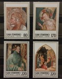 BC204, San Marino 1979, serie arta, picturi, Craciun