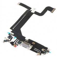 Banda cu Conector Incarcare - Microfon Apple iPhone 14 Pro Max, Argintiu