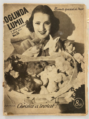 revista veche Oglinda Lumii 1934 numar special foto