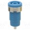 Conector banană 4mm albastru 25A nichelat DONAU ELEKTRONIK