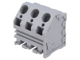 Regletă de conexiuni PCB 10mm 3 piste unghi
