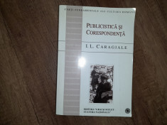 PUBLICISTICA SI CORESPONDENTA - I.L. CARAGIALE , 1999 foto