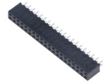 Conector şiruri pini mamă 40 PIN 2mm aurit THT soclu drept SAMTEC
