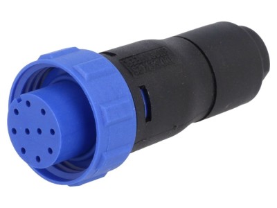 Conector circular mamă 10 pini IP68 foto